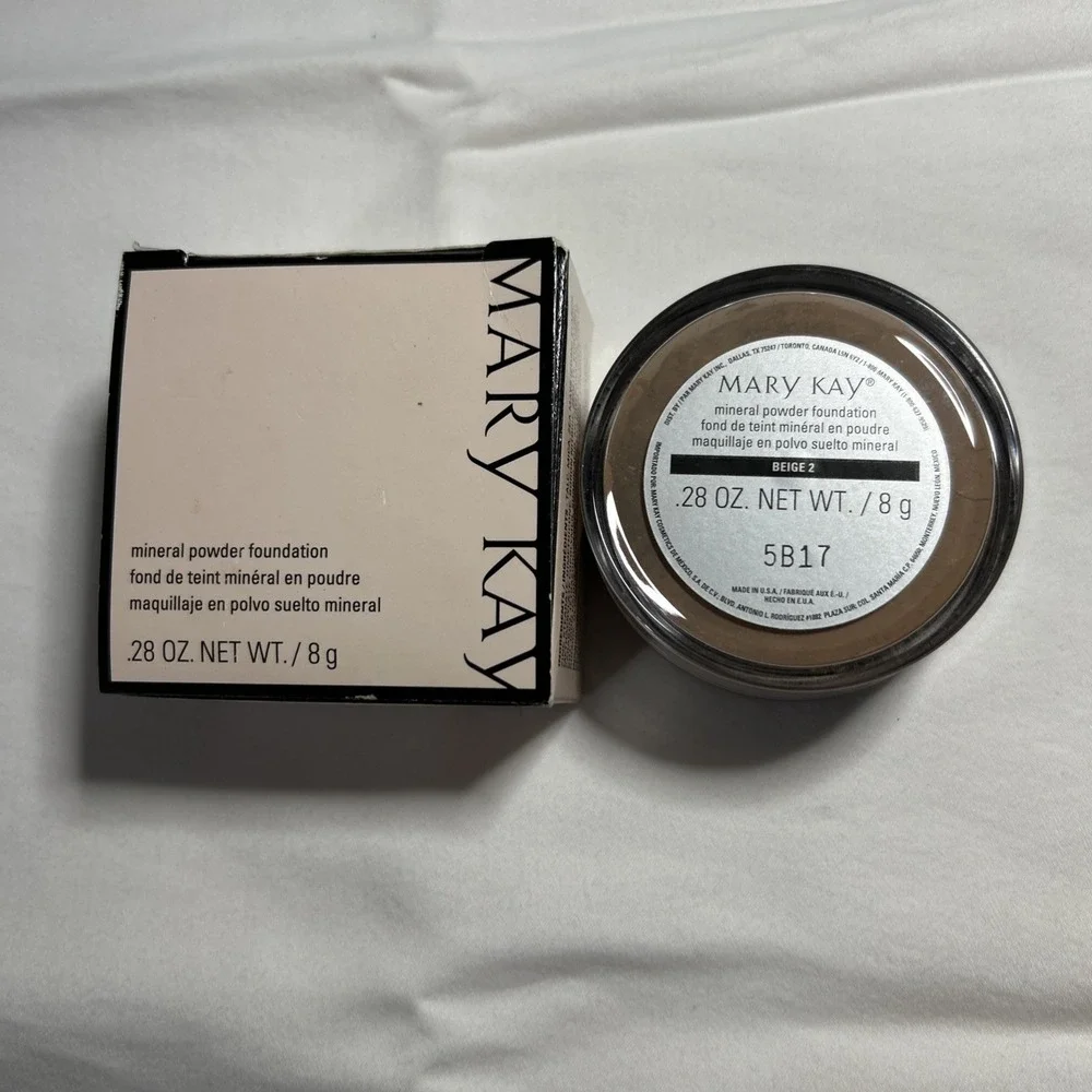 Mary Kay Mineral Powder Foundation BEIGE 2 040989 DISCONTINUED Product NOS NIB